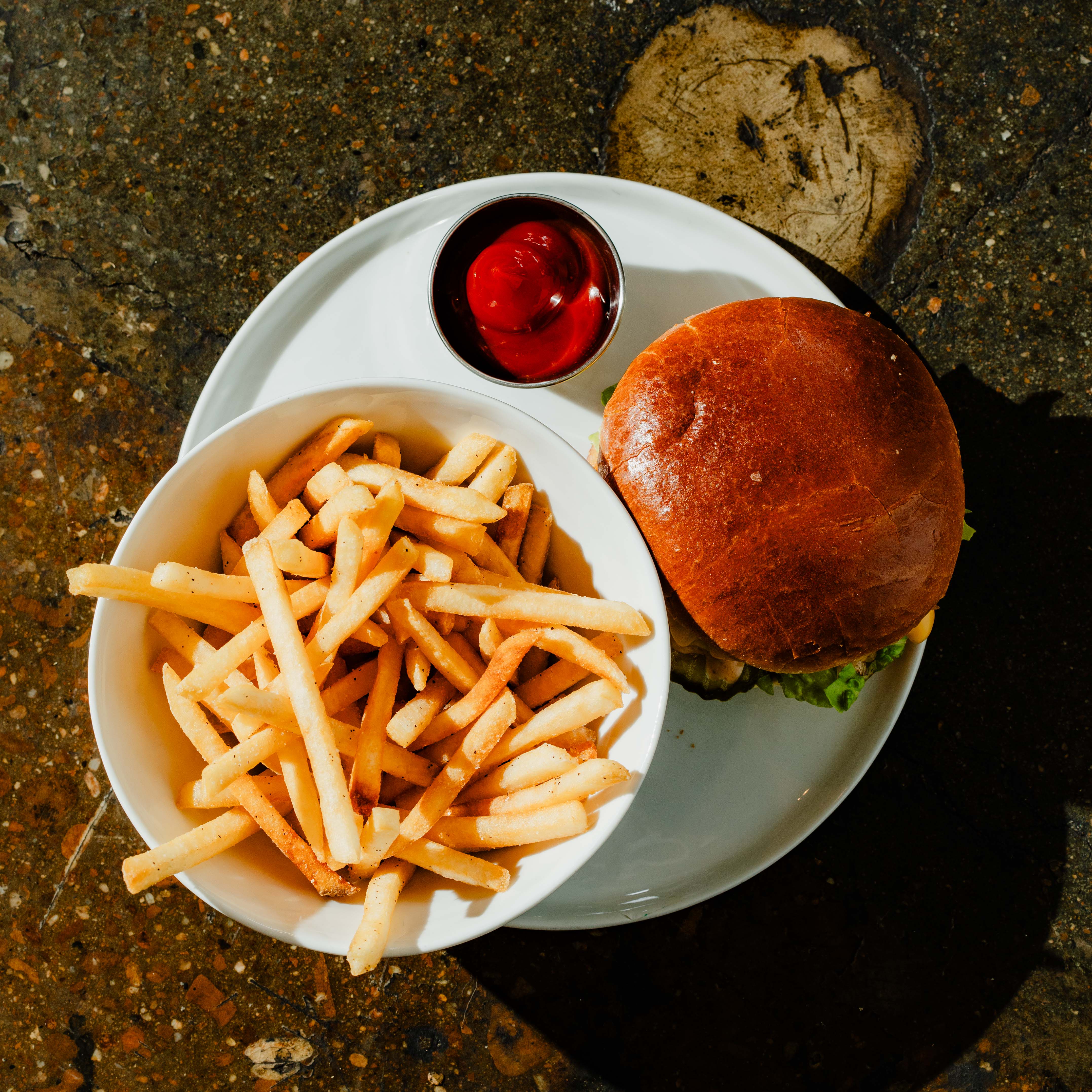 The Lunch Burger + Fries (WeHo Only)